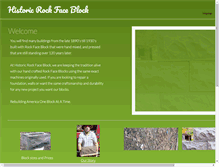 Tablet Screenshot of historicrockfaceblock.com
